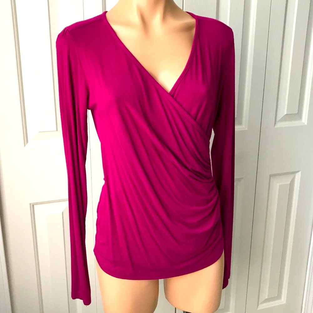 Long Sleeve V-Neck Top